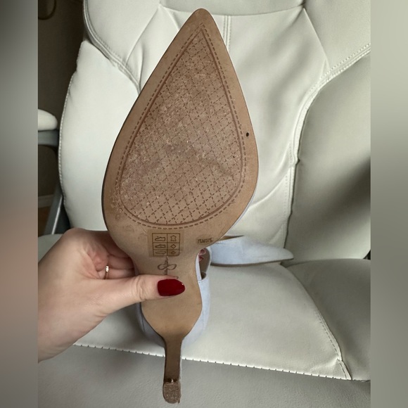 Jessica Simpson Blue Two Piece Heels - Size 7.5 - Picture 5 of 11